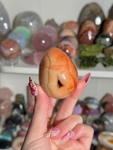 Load image into Gallery viewer, Orange &amp; Yellow Carnelian Eggie
