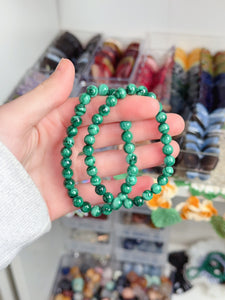 Chatoyant Malachite Bracelet