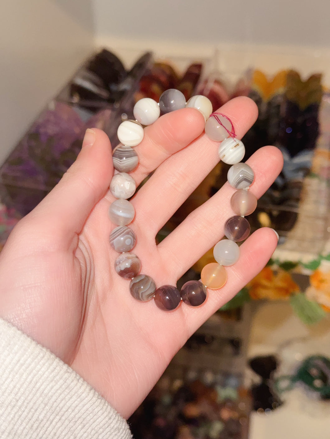 Large Botswana Agate Bracelet