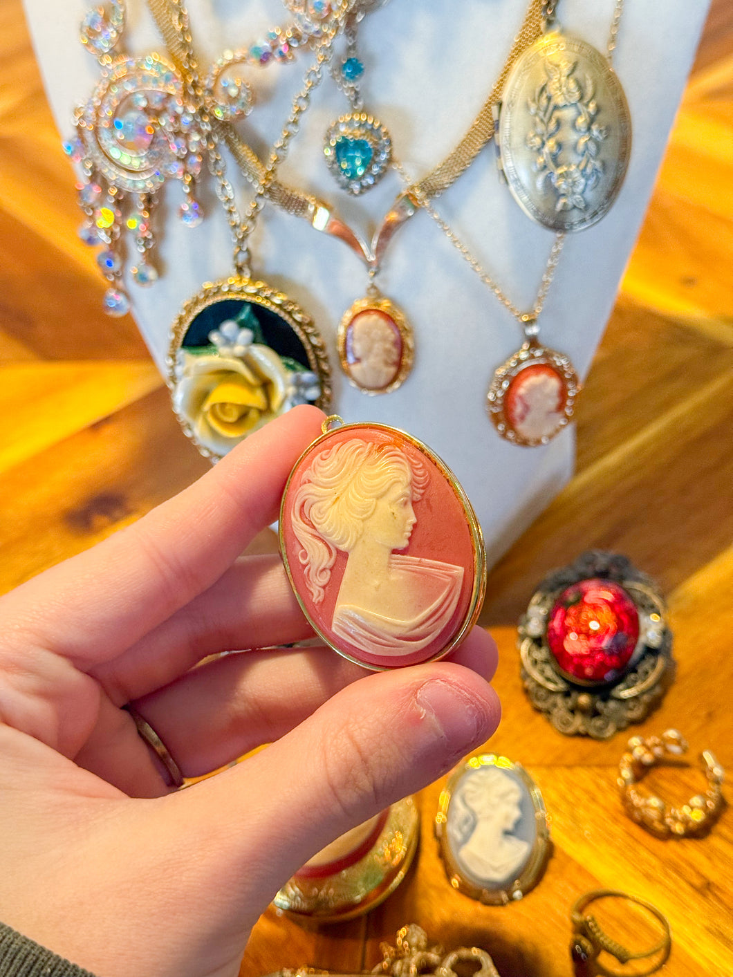 “Victorian” Cameo Locket Pendant from London