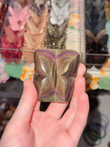 Rainbow Obsidian Butterfly