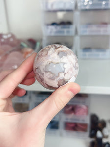 Flower Agate Sphere