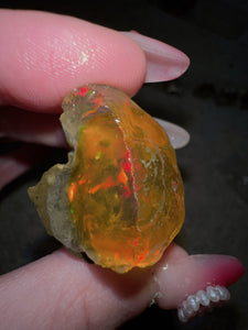 Fire Dragon Egg Ethiopian Water Opal