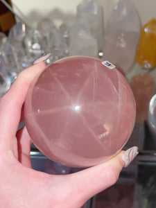 DARK Pink Rose Quartz Sphere (1+lbs)