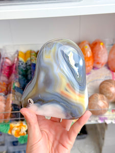 Orca Agate Freeforms