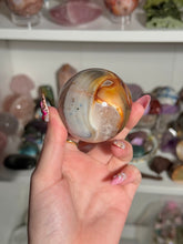 Load image into Gallery viewer, Rainbow Eyeball Carnelian Sphere
