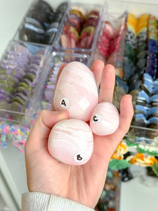 Pink Mangano Calcites (UV REACTIVE GLOW HOT PINK!)
