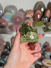 Load image into Gallery viewer, Moody Moss Epidote &amp; Quartz
