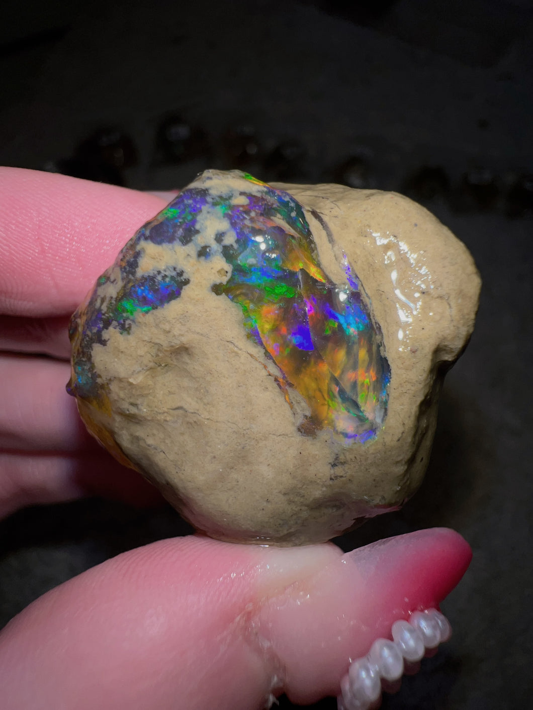 Enchanted Dragon Egg Ethiopian Water Opal