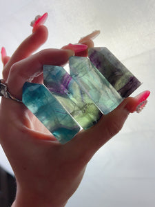 Imperfect Fluorite Small Towers