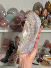 Load image into Gallery viewer, XL Pastel Sea Jasper Bowl
