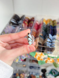 925 Larimar Butterlfy Pendant