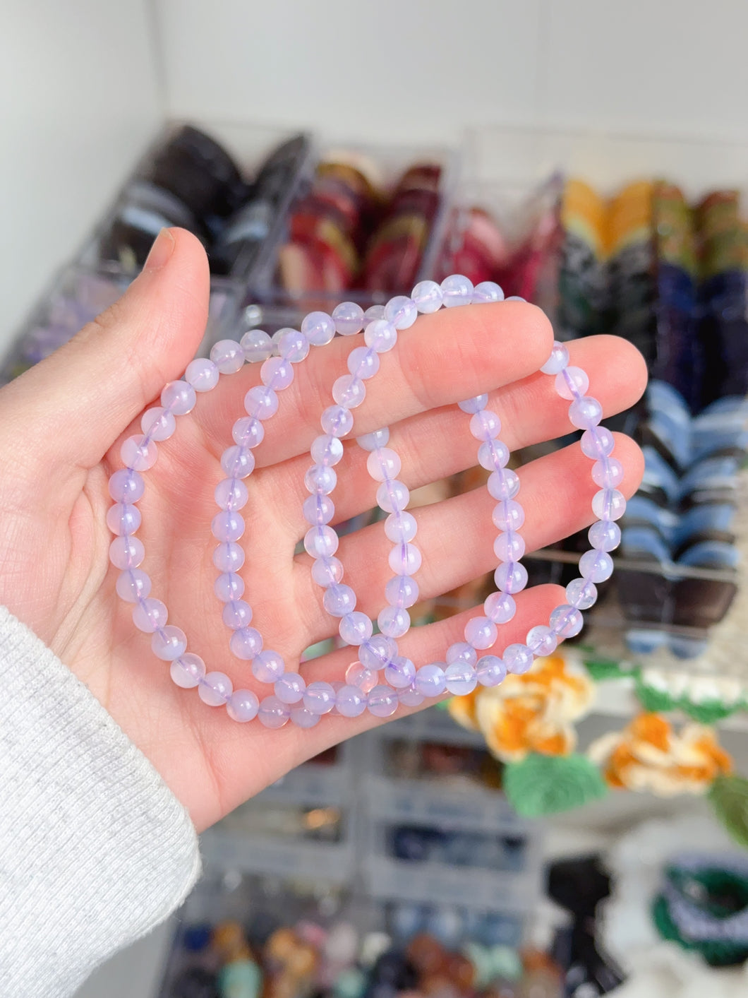 Lavender Moon Quartz Bracelet
