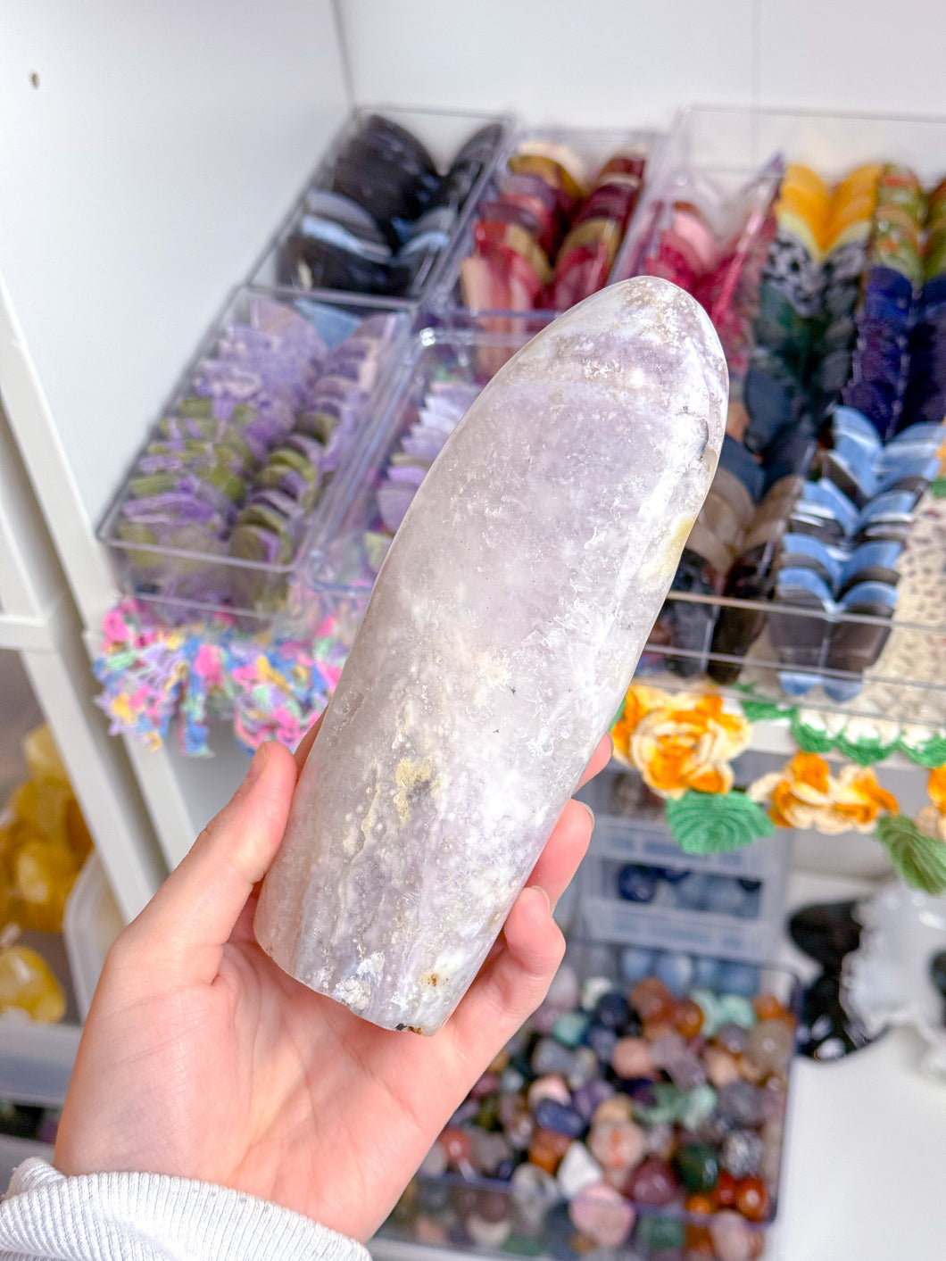 Flower Agate Long John Freeform