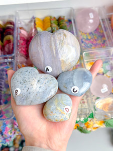 Sea Jasper Hearts