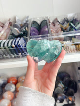 Load image into Gallery viewer, Fluorite Double Heart AA Grade
