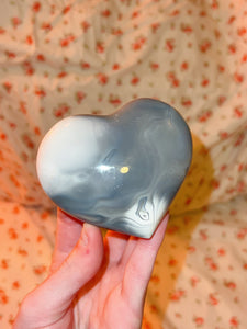 Orca Agate Heart (Personal Collection Release)