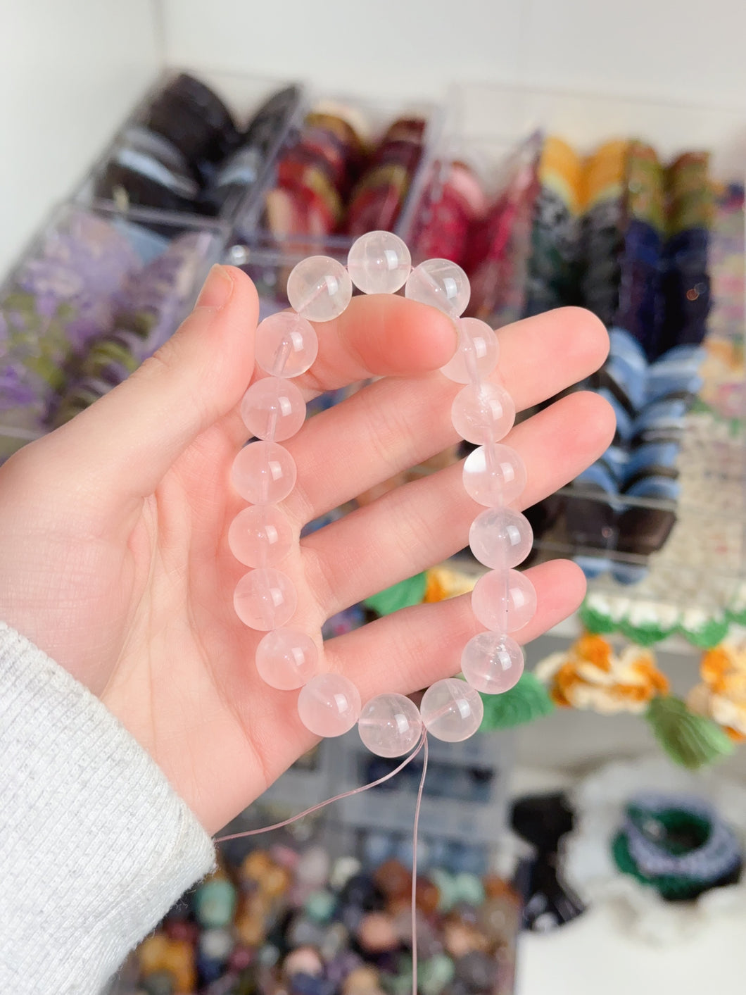 GEMMY Star Rose Quartz Bracelet