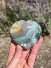 Load image into Gallery viewer, Sea Jasper Hearts
