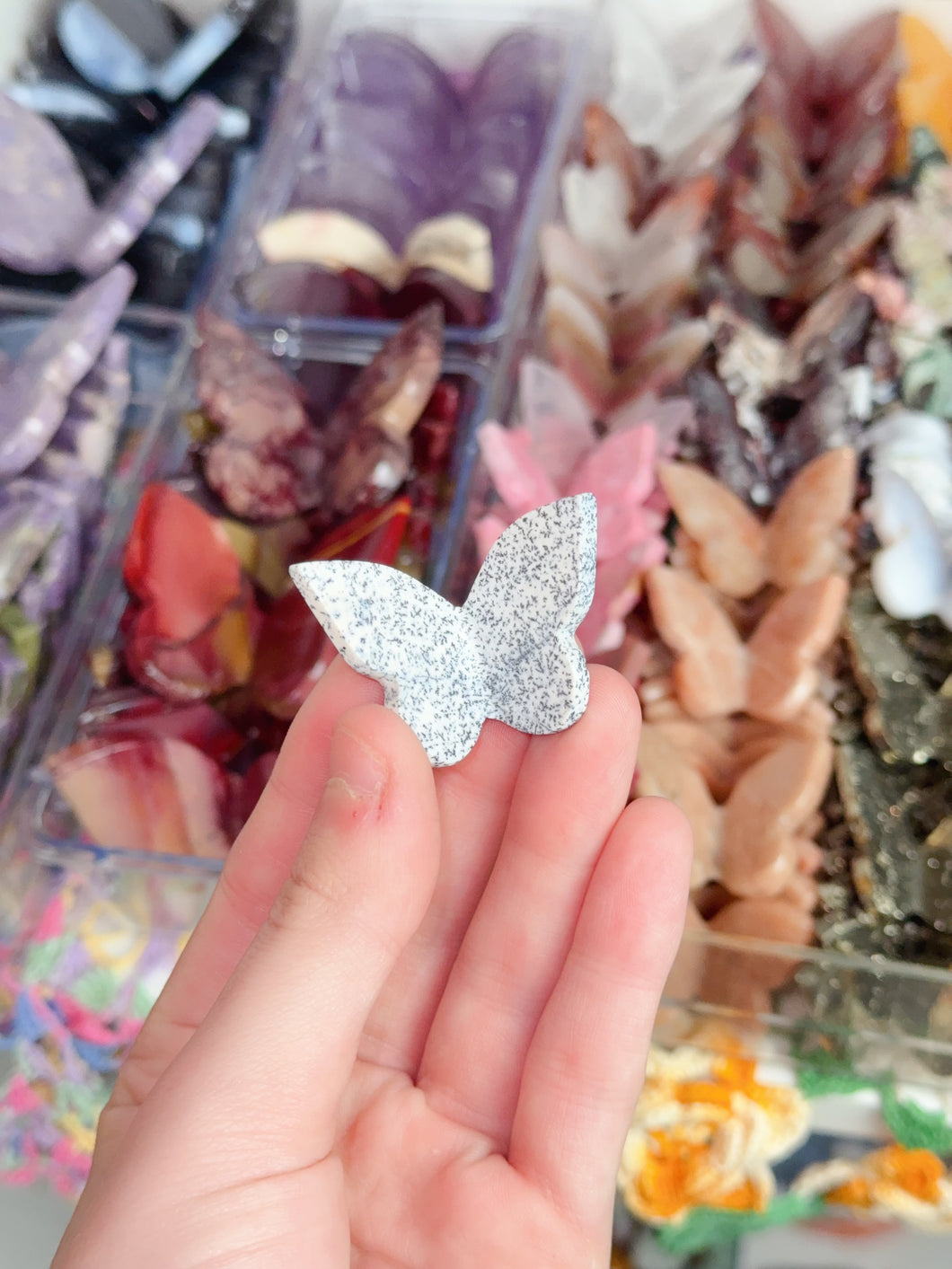 Mini Dendritic Opal Butterfly