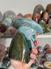 Load image into Gallery viewer, XL Sea Jasper Mushie
