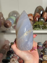 Load image into Gallery viewer, Blue Rose Quartz Flame
