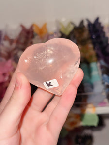 GEMMY Rose Quartz Hearts