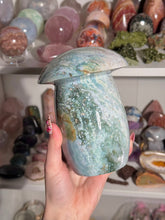 Load image into Gallery viewer, XL Orby Sea Jasper Mushie

