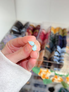925 Larimar Studs