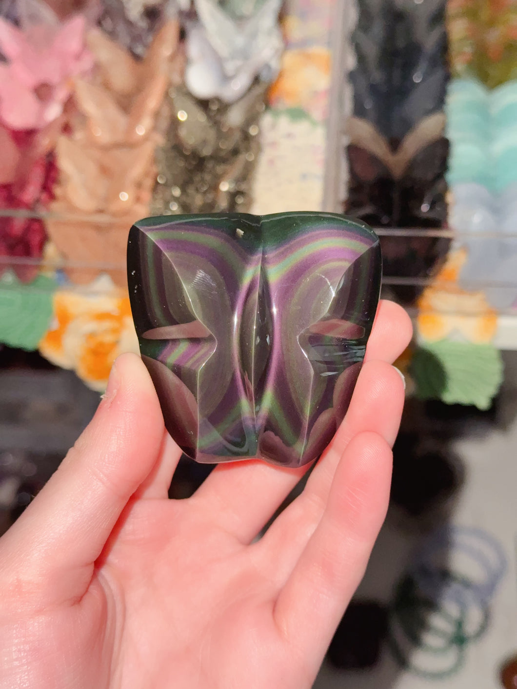 Rainbow Obsidian Butterfly