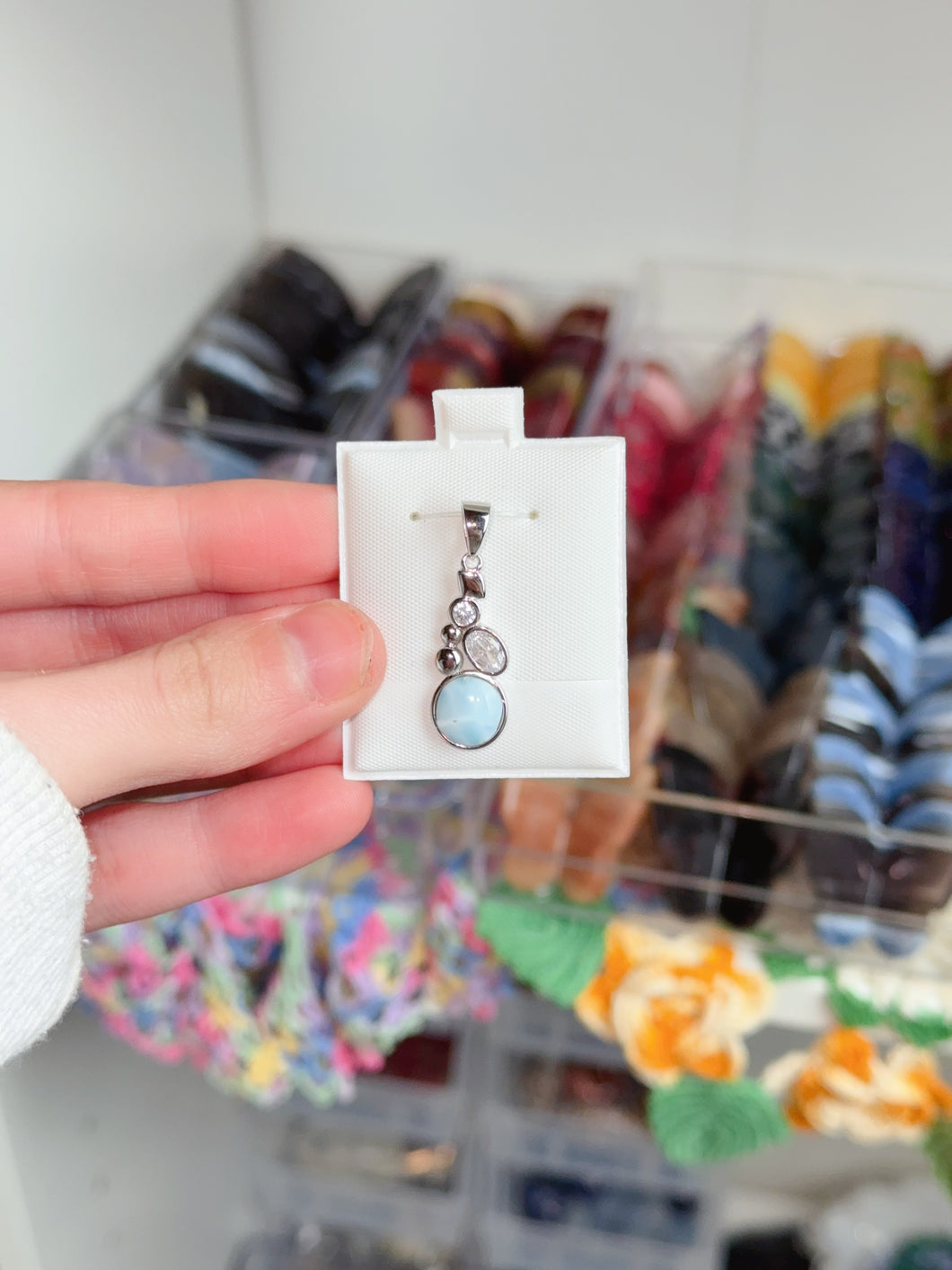925 Larimar Pendant