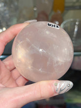 Load image into Gallery viewer, Rose Quartz Sphere (Rainbows)
