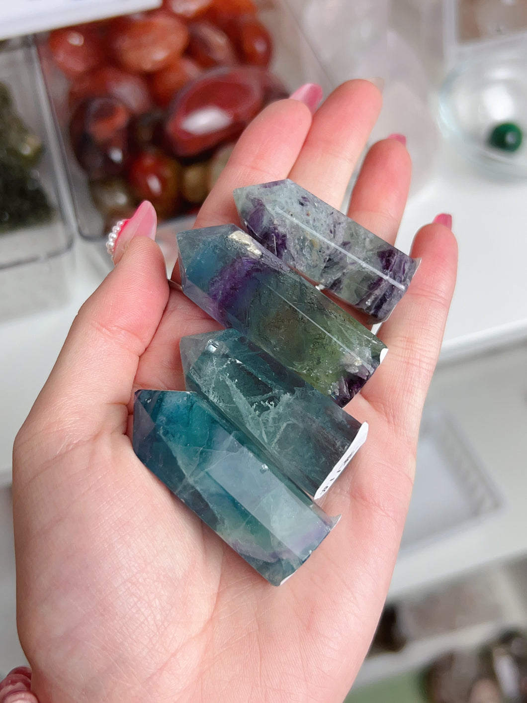 Imperfect Fluorite Small Towers