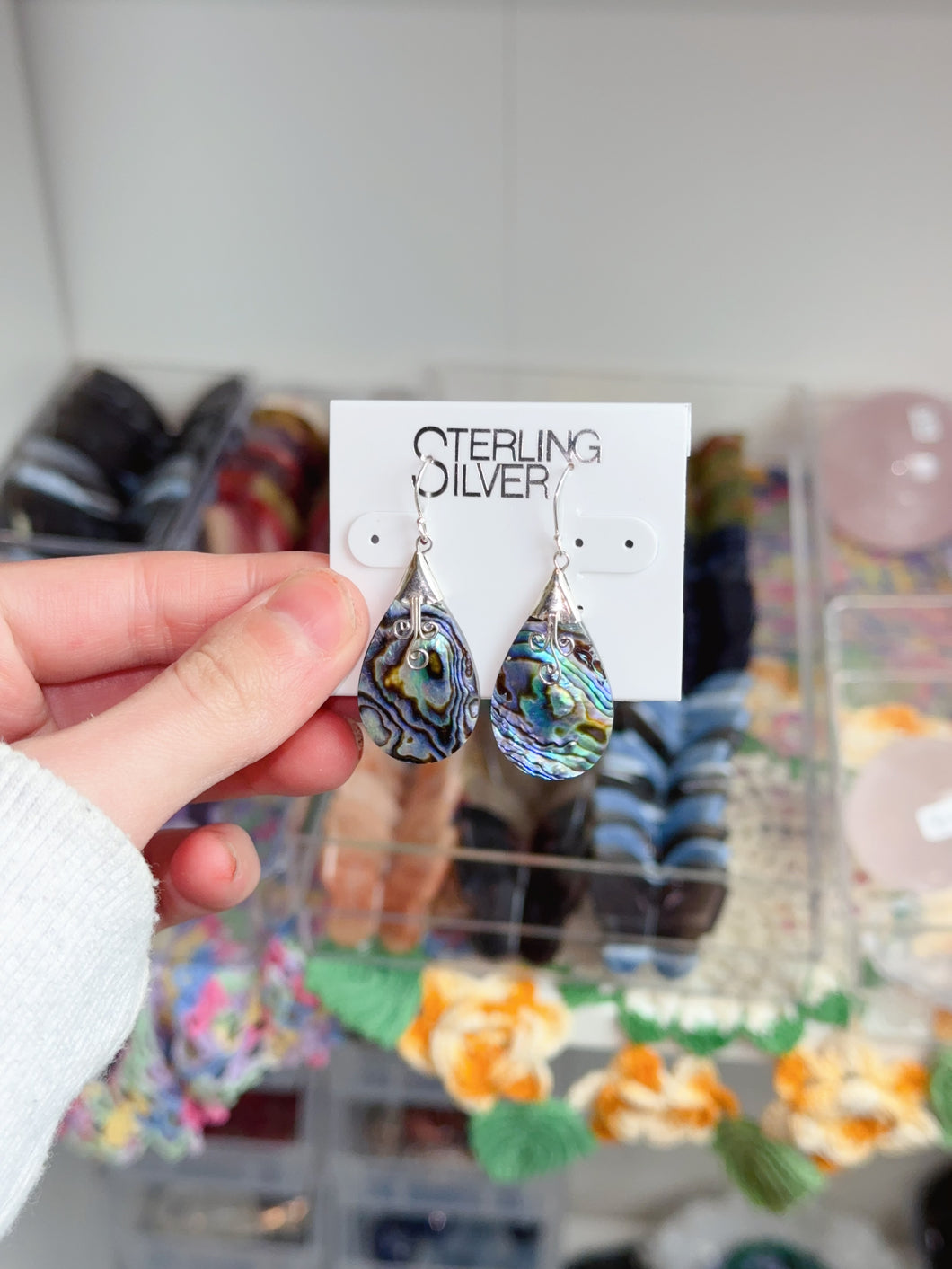 925 Paua Shell Earrings