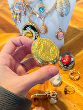 Load image into Gallery viewer, Large Vintage Cameo Locket Pendant from London

