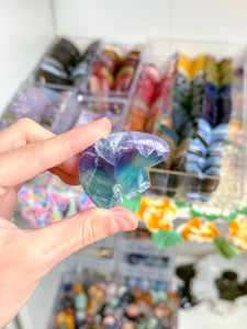 AAA Grade Juicy Mexican Fluorite Bear