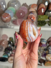 Load image into Gallery viewer, Druzy Carnelian Eggie
