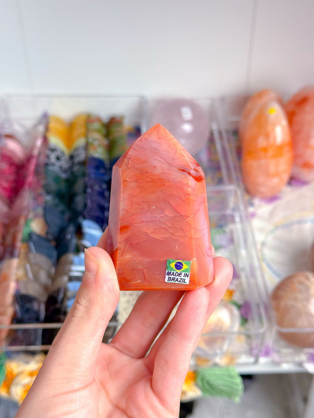Strawberry Carnelian Tower