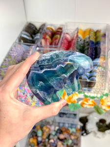 AAA Grade Juicy Mexican Fluorite Bear