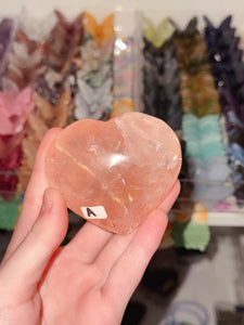 GEMMY Rose Quartz Hearts