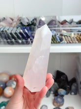 Load image into Gallery viewer, Gemmy Smaller Rose Quartz Obelisk
