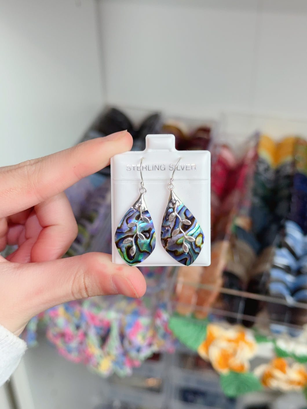 925 Paua Shell Earrings
