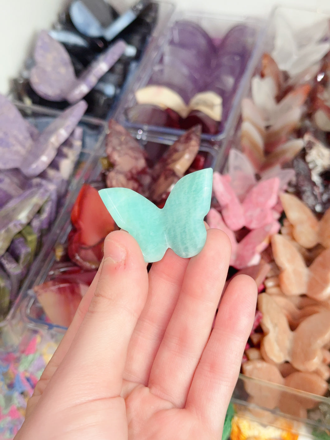 Mini Amazonite Butterfly