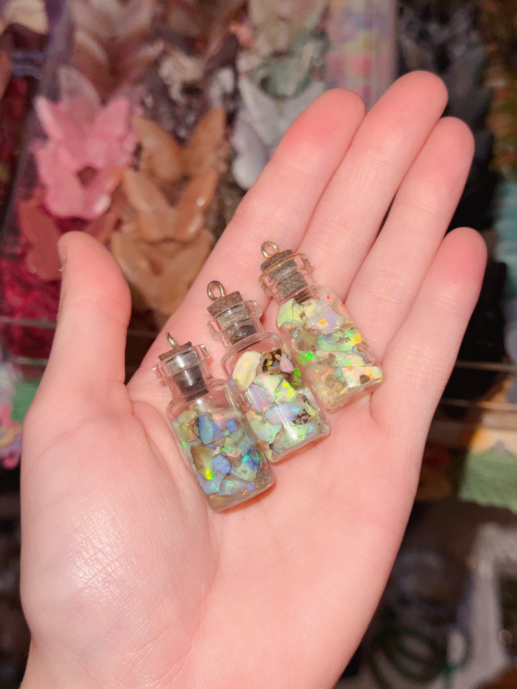 Mini Ethiopian Water Opal Jars
