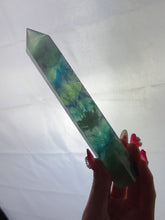 Load image into Gallery viewer, Feather Fluorite Tower
