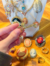 Load image into Gallery viewer, 1928 Cherub Sitting on a Key Brooch with Faux Pearl from London
