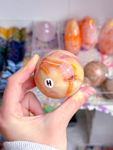 Carnelian Spheres (ALL UNIQUE)