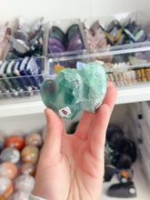 Load image into Gallery viewer, Fluorite Double Heart AA Grade
