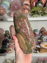 Load image into Gallery viewer, “Whimsical Wood” Sea Jasper Freeform
