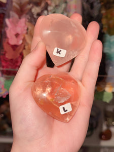 GEMMY Rose Quartz Hearts